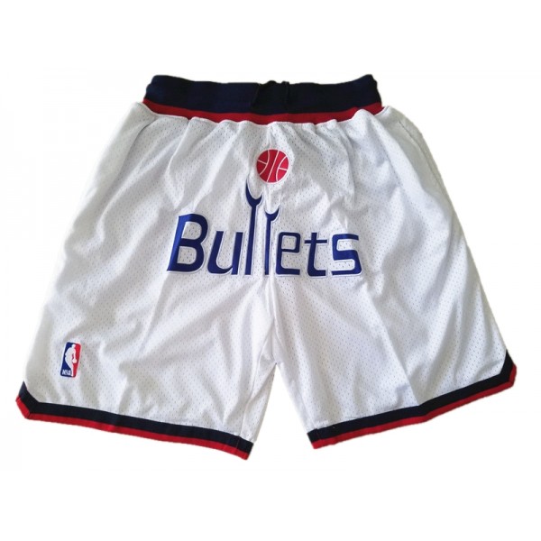 NBA Washington Wizards Herren Pocket Shorts Weiß Swingman NBA Washington Wizards Herren Pocket Shorts Weiß Swingman